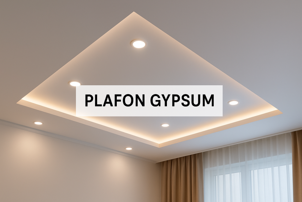 biaya pasang plafon gypsum per meter 2026 di Depok
