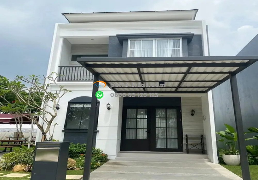 Kanopi besi hollow atap UPVC Bogor