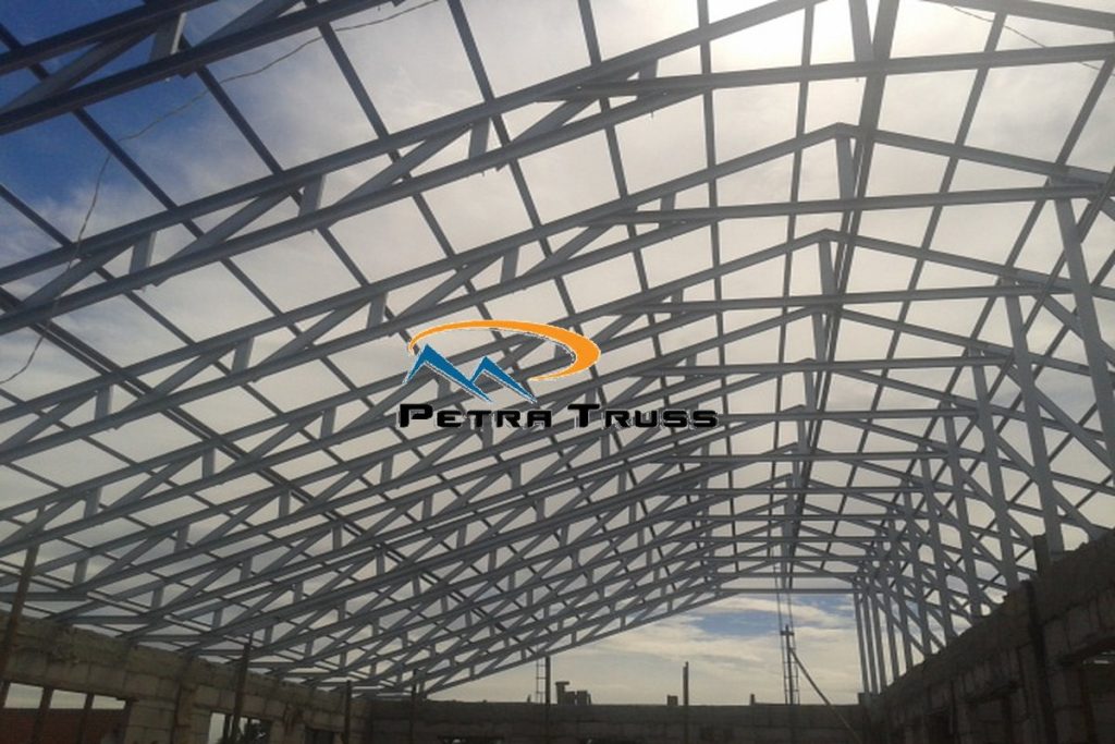 biaya pasang atap galvalum per meter petra truss