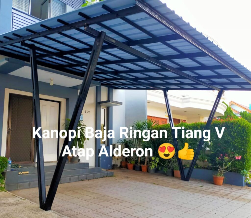kanopi baja ringan bintaro jakarta selatan