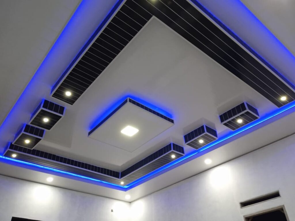 perbandingan plafon gypsum dan pvc rumah minimalis