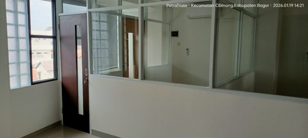 jasa partisi gypsum bsd city kantor ruko modern