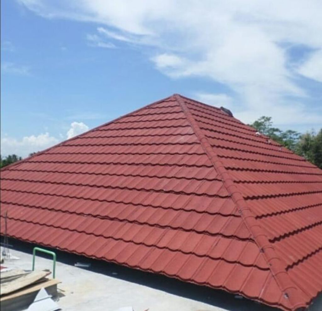 atap baja ringan genteng metal pasir rumah