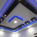 plafon gypsum kombinasi pvc rumah minimalis